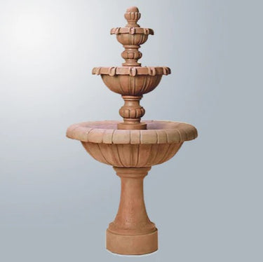 Giannini Garden Jardin Three Tier Outdoor Water Fountain Tall
